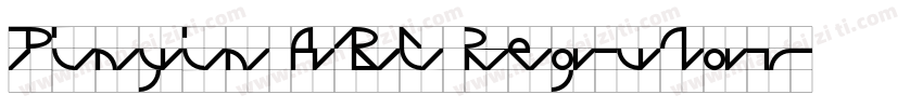 Pinyin ABC Regular字体转换